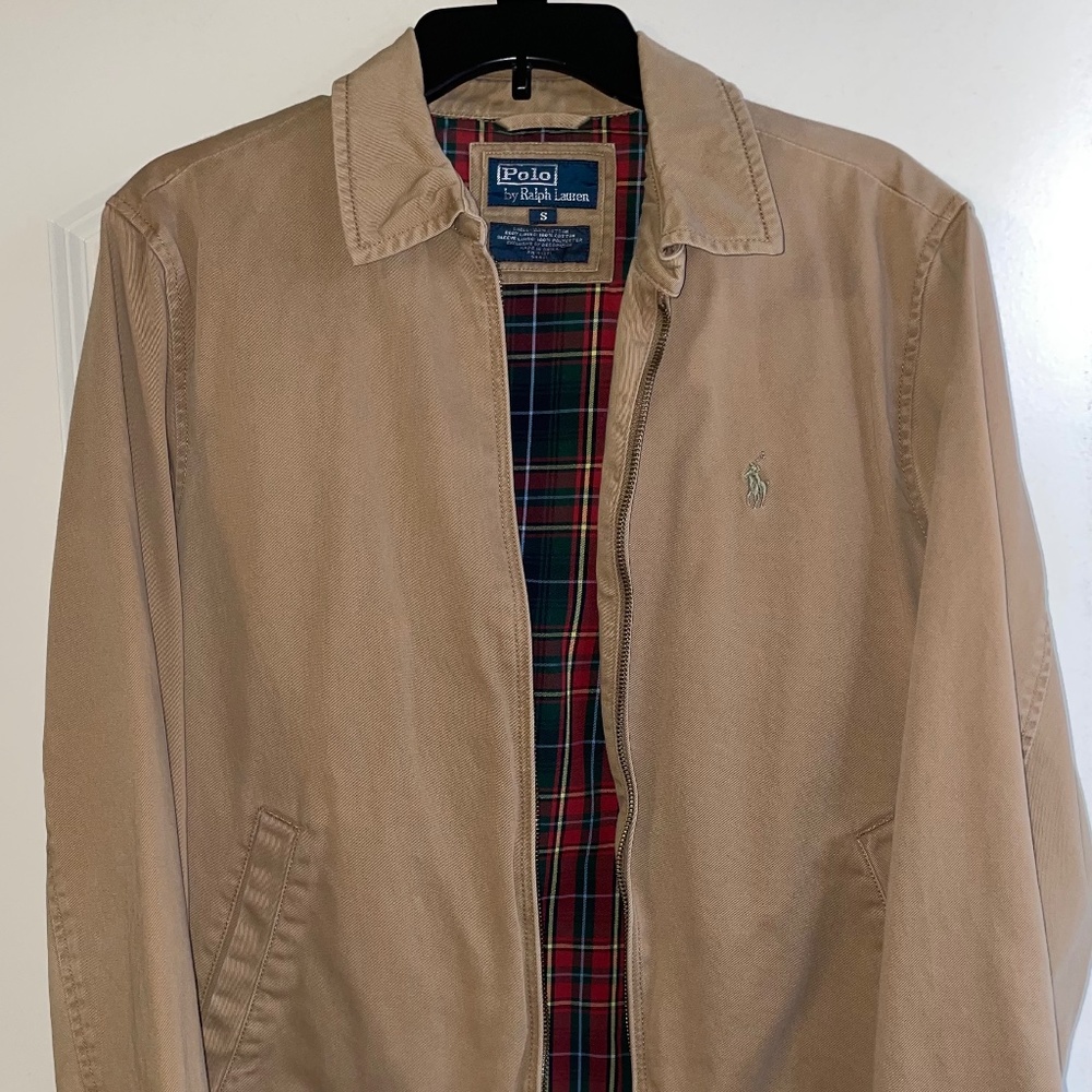 Polo (S) Tan Lightweight Jacket